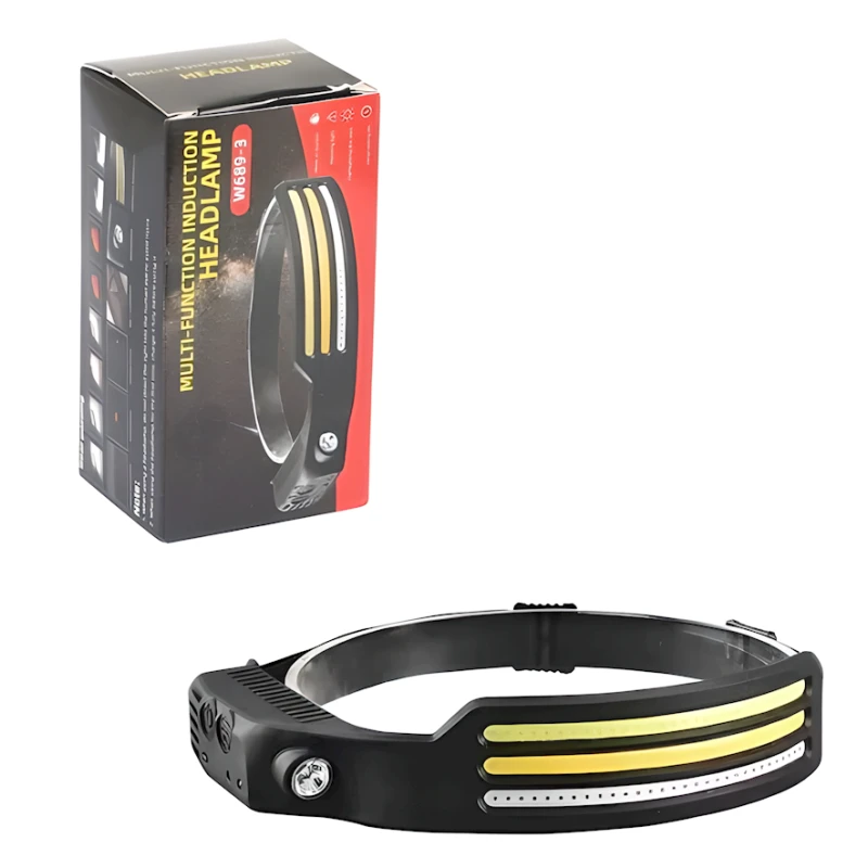 Налобный фонарь W689-3, черный Налобный фонарь W689-3, черный