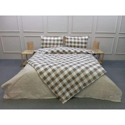 Комплект постельного белья Elegant SHA-00002682, пододеяльник 200x220 см, простыня 220x240 см, наволочки 50х70 см x 2 шт, двуспальный, разноцветный