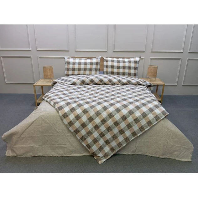 Комплект постельного белья Elegant SHA-00002682, пододеяльник 200x220 см, простыня 220x240 см, наволочки 50х70 см x 2 шт, двуспальный, разноцветный Комплект постельного белья Elegant SHA-00002682, пододеяльник 200x220 см, простыня 220x240 см, наволочки 50х70 см x 2 шт, двуспальный, разноцветный