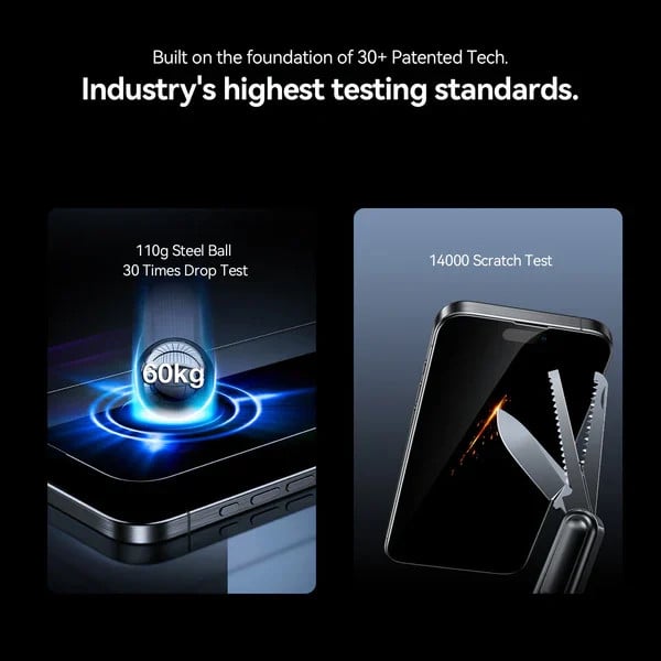 Qoruyucu şüşə Torras GlassGo Privacy Screen Protector Apple iPhone 16 Pro üçün Qoruyucu şüşə Torras GlassGo Privacy Screen Protector Apple iPhone 16 Pro üçün