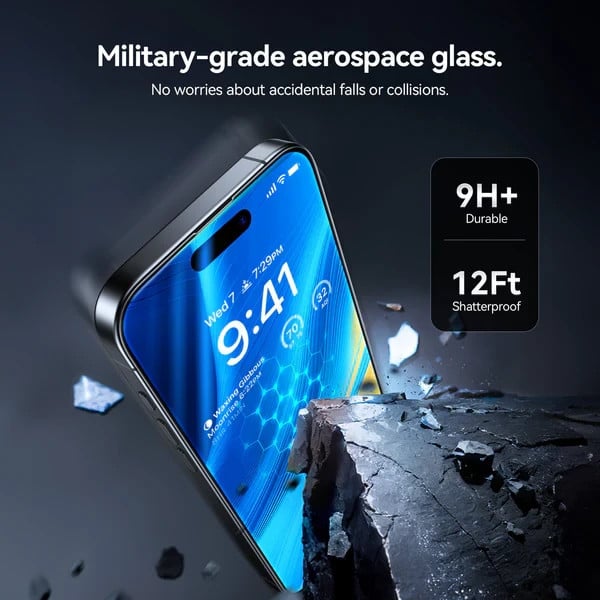 Qoruyucu şüşə Torras GlassGo Privacy Screen Protector Apple iPhone 16 Pro üçün Qoruyucu şüşə Torras GlassGo Privacy Screen Protector Apple iPhone 16 Pro üçün