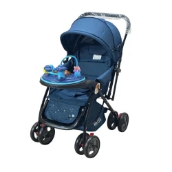 Детская коляска vld853, синяя