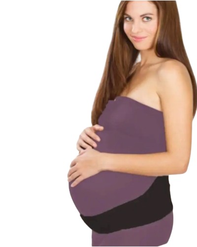 Bandaj kəməri hamilələr üçün BabyJem XL, qara