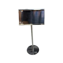 Подставка для визиток SLZ-516, серебристая