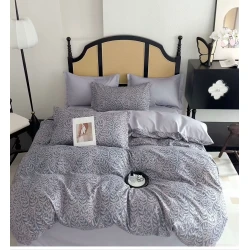 Комплект постельного белья MiraNova SF-333, ранфорс, серый, простыня 250х250 см, пододеяльник 200х230 см, 2 шт наволочек 50х70 см