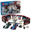 Конструктор LEGO City F1® Garage & Mercedes-AMG & Alpine Cars 60444, 678 деталей, от 7 лет