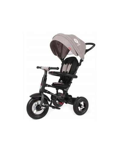 Üçtəkərli uşaq velosipedi Qplay Rito Rubber S380-10 Boz
