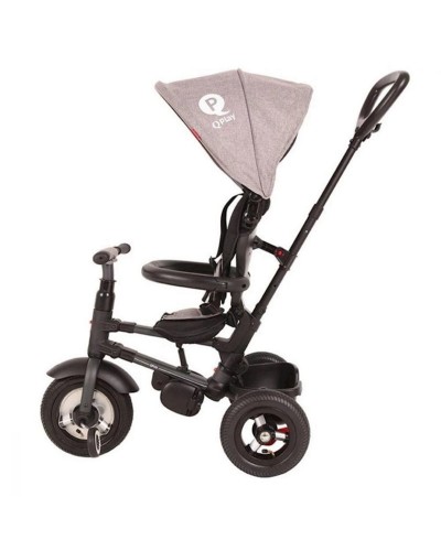 Üçtəkərli uşaq velosipedi Qplay Rito Rubber S380-10 Boz