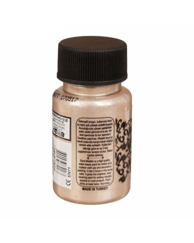 Akril boya-metallik Cadence Dora Metallic Paint 184 Light Brown 50 ml