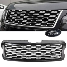 Ön bamperin qəfəsi Range Rover Vogue 2013-2017 qara xrom - avto576