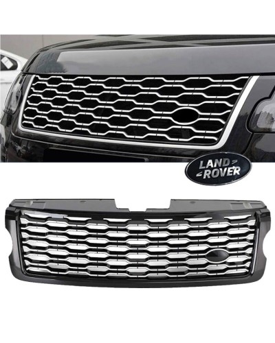 Ön bamperin qəfəsi Range Rover Vogue 2013-2017 qara xrom - avto576