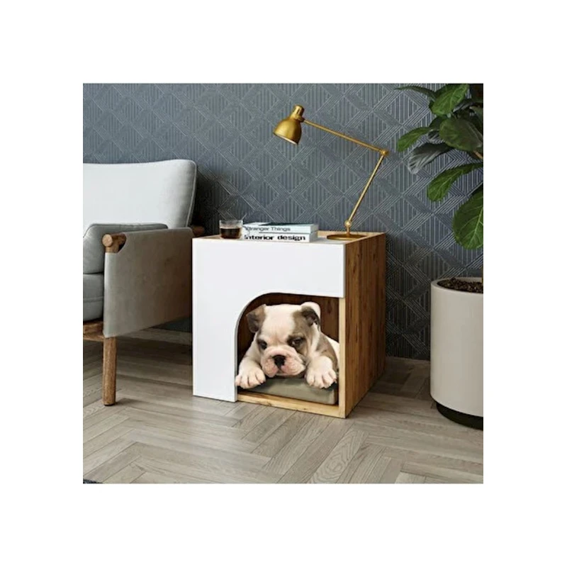 Тумба Ev Plus 12115648, ЛДСП, белая, 50x50x50 см