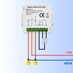 Умное реле Novato Tuya ZigBee Mini (без необходимости нейтрали) - ZNR-02 Умное реле Novato Tuya ZigBee Mini (без необходимости нейтрали) - ZNR-02