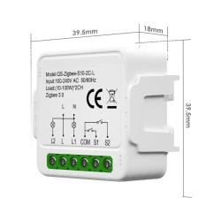 Умное реле Novato Tuya ZigBee Mini (без необходимости нейтрали) - ZNR-02 Умное реле Novato Tuya ZigBee Mini (без необходимости нейтрали) - ZNR-02