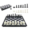 Шахматы + шашки + нарды 3 в 1 No.24160, пластик, белый/черный, 35x35 см Шахматы + шашки + нарды 3 в 1 No.24160, пластик, белый/черный, 35x35 см