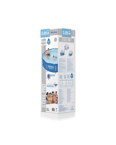 Karkaslı hovuz Bestway Steel Pro 56677, 305x76 sm