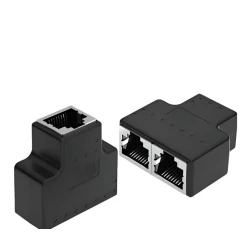Коннектор-адаптер LAN кабель 2 выхода