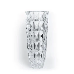Декоративная ваза Hom-me 105583, 33 см, хрусталь, прозрачная