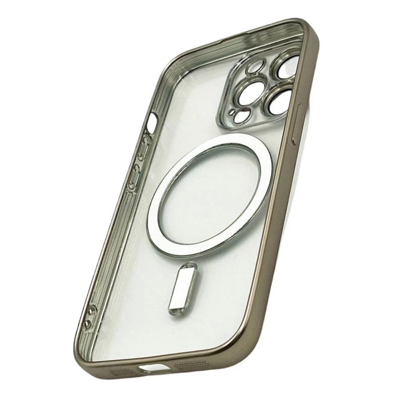 Çexol 888_store_532 MagSafe Apple iPhone 13 Pro üçün Qızılı/Şəffaf