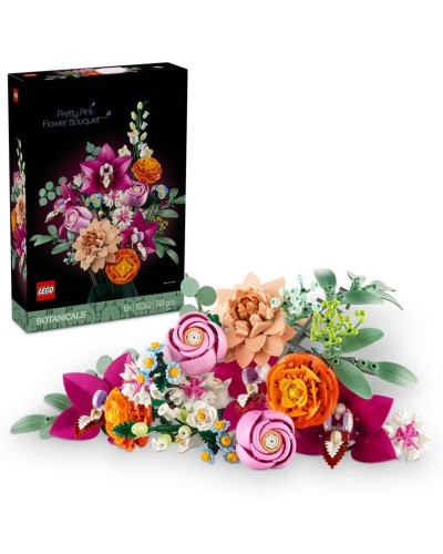 Konstruktor LEGO Botanicals Pretty Pink Flower 10342, 18+ yaş, 749 element