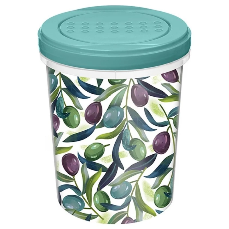 Банка для хранения Plast Team Olive, полипропилен, 1000 мл Банка для хранения Plast Team Olive, полипропилен, 1000 мл