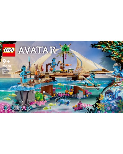 Konstruktor LEGO Avatar Metkayina Reef Home 75578, 9+ yaş, 528 hissə