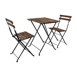 Bağ üçün mebel dəsti IKEA Tärnö, qəhvəyi, ağac, polad, polipropilen, stol, 55х7х84 sm, 6.04 kq, 2 stul, 39х9х93 sm, 4.1 kq Bağ üçün mebel dəsti IKEA Tärnö, qəhvəyi, ağac, polad, polipropilen, stol, 55х7х84 sm, 6.04 kq, 2 stul, 39х9х93 sm, 4.1 kq