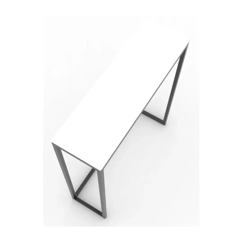 Стол 3563_LoftlokkiBWhite, 80x25x85 см, ЛДСП, белый