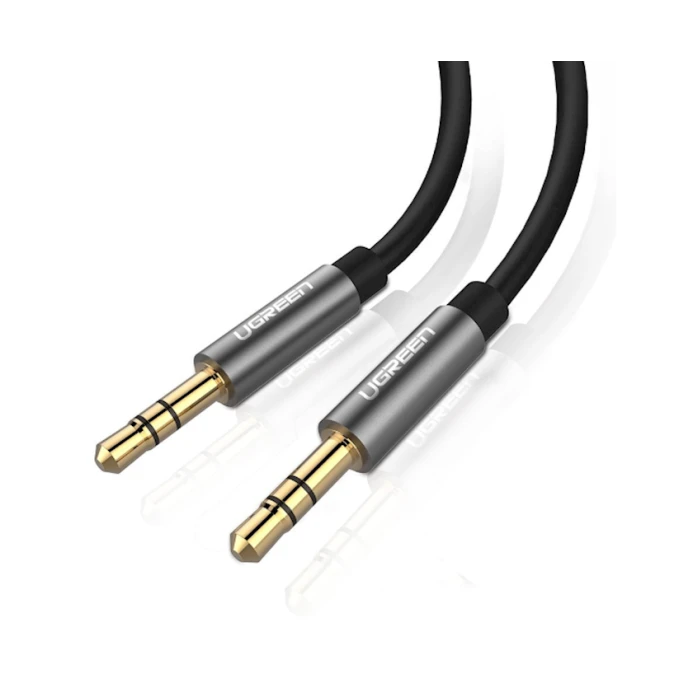 Кабель Ugreen AV119 Mini Jack 3.5mm Male to Mini Jack 3.5mm Male, 3 м Кабель Ugreen AV119 Mini Jack 3.5mm Male to Mini Jack 3.5mm Male, 3 м