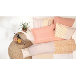 Комплект постельного белья Yataş Corwin, пике 160x220 см, простыня 100x200x36 см, наволочка 50x70 см, односпальный, хлопок, розовый