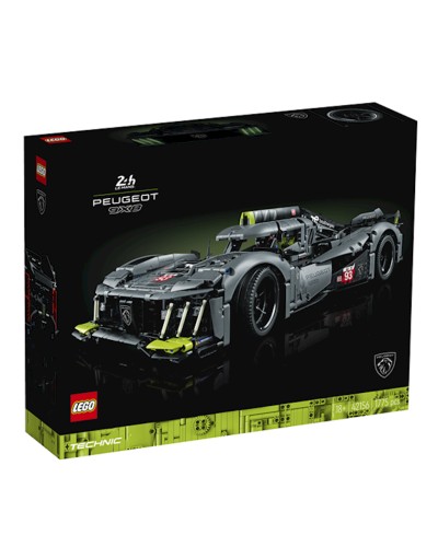Konstruktor LEGO Technic Peugeot 9X8 24H Le Mans Hybrid Hypercar 42156, 18+ yaş, 1775 hissə