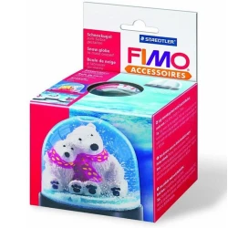 Основа для снежного шара Fimo, круглая, Белый
