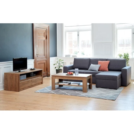 Тумба под ТВ JYSK Vedde, 53x130x53 см, коричневая Тумба под ТВ JYSK Vedde, 53x130x53 см, коричневая