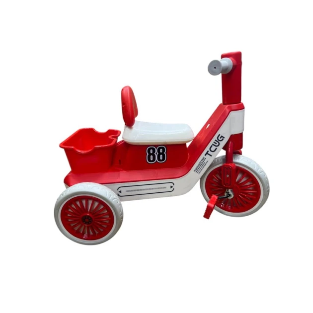 Детский трехколесный велосипед S715-1, красный