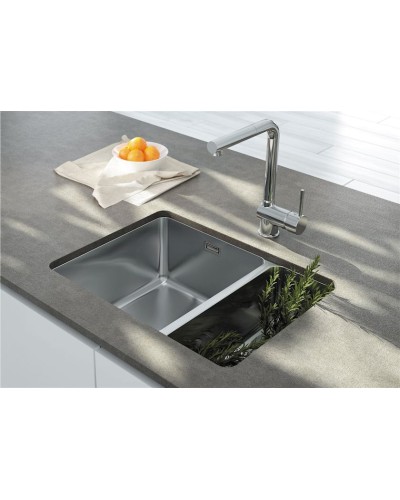 Mətbəx çanağı Deante Egeria ZPE050C, paslanmayan polad, gümüşü, 44x58 sm