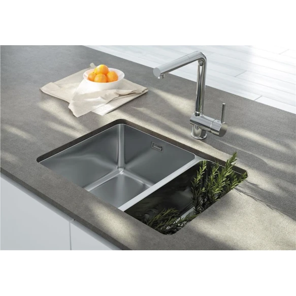 Кухонная мойка Deante Egeria ZPE050C, нержавеющая сталь, серебристый, 44x58 см