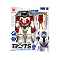 Робот радиоуправляемый Bots M6719, с пультом, белый/красный, от 3 лет Робот радиоуправляемый Bots M6719, с пультом, белый/красный, от 3 лет