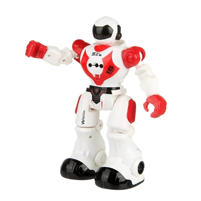 Робот радиоуправляемый Bots M6719, с пультом, белый/красный, от 3 лет Робот радиоуправляемый Bots M6719, с пультом, белый/красный, от 3 лет