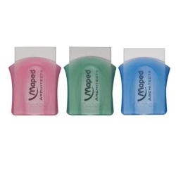 Ластик Maped Technic Architecte 511010, 50х30х10 мм, в защитном контейнере, в ассортименте