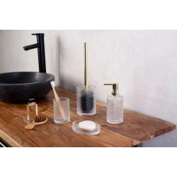 Ершик для унитаза Ridder Sherine 2166400, 9.5x35 см, прозрачный