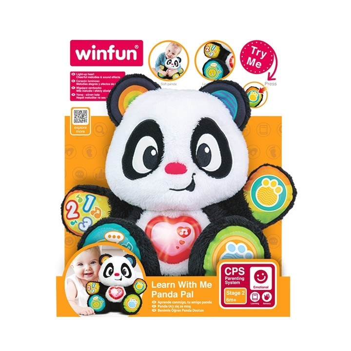 Развивающая игрушка Winfat Learn With me Panda Pal, 6+ месяцев Развивающая игрушка Winfat Learn With me Panda Pal, 6+ месяцев