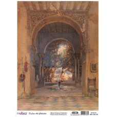 Dekupaj üçün düyü kağızı Cadence A3 Music and Dance Collection MD-30 30x42 sm