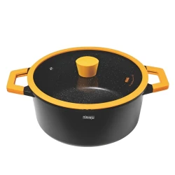 Набор кастрюль и сковородок DSP CA002-S02, черный