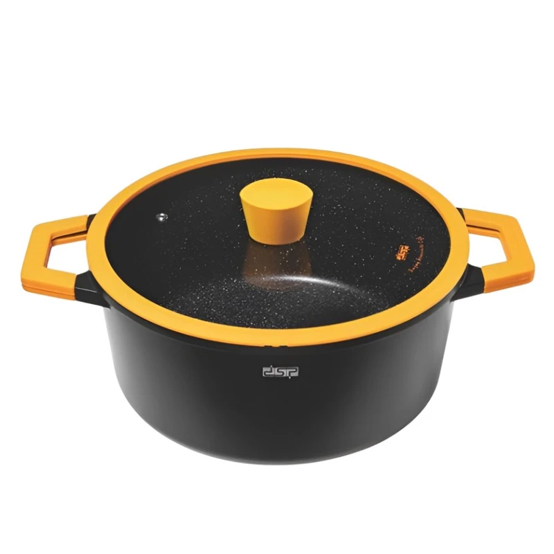 Набор кастрюль и сковородок DSP CA002-S02, черный Набор кастрюль и сковородок DSP CA002-S02, черный