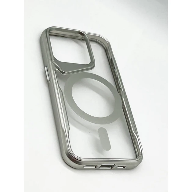 Чехол MagSafe Case для Apple iPhone 15 Pro Max Серый Чехол MagSafe Case для Apple iPhone 15 Pro Max Серый