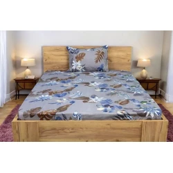 Комплект постельного белья Luxe Cotton 000443, пододеяльник 100х200 см, наволочка 50х70 см, односпальный, сатин, разноцвеиный