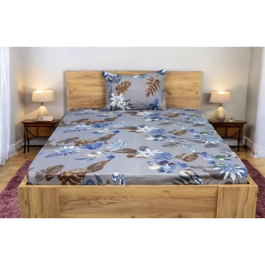 Комплект постельного белья Luxe Cotton 000443, пододеяльник 100х200 см, наволочка 50х70 см, односпальный, сатин, разноцвеиный