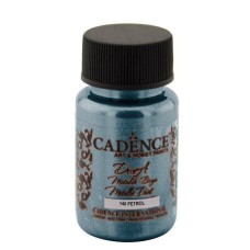 Akril boya-metallik Cadence Dora Metallic Paint 140 Petroleum 50 ml