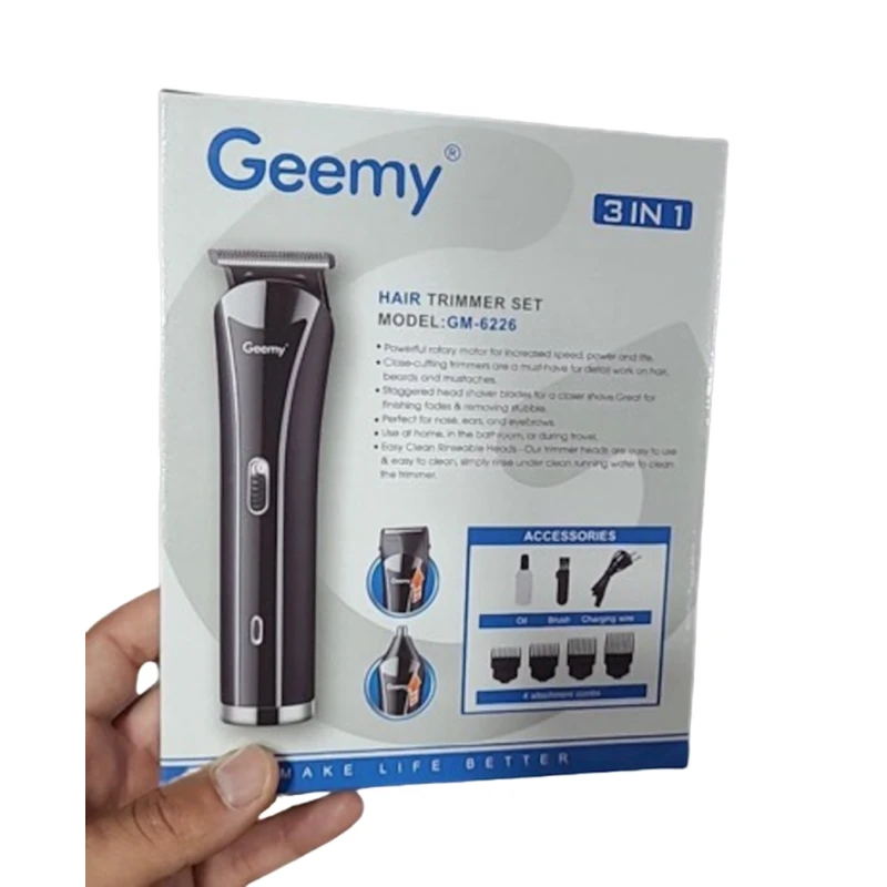 Триммер Geemy GM-6226 3 in 1 Триммер Geemy GM-6226 3 in 1