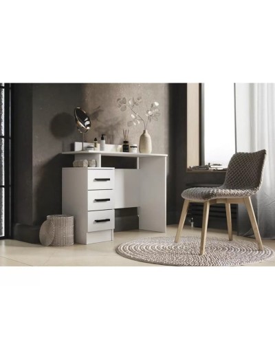 Makiyaj masası Art Mebel 73, LDSP, ağ, 100x80x40sm - Art_Kosm_Masası 73